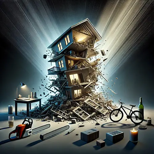 Illustration showing regulatory attention driven by dramatic events like earthquakes.
